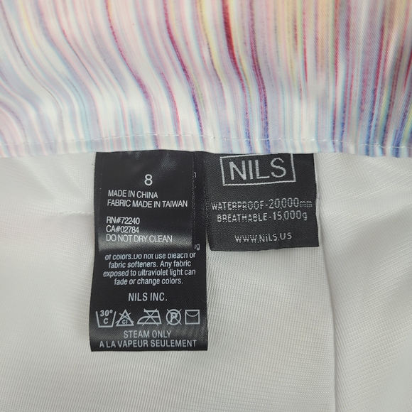 NILS Women's Ski Snowboard Pants Colorful Size 8 - Picture 15 of 16